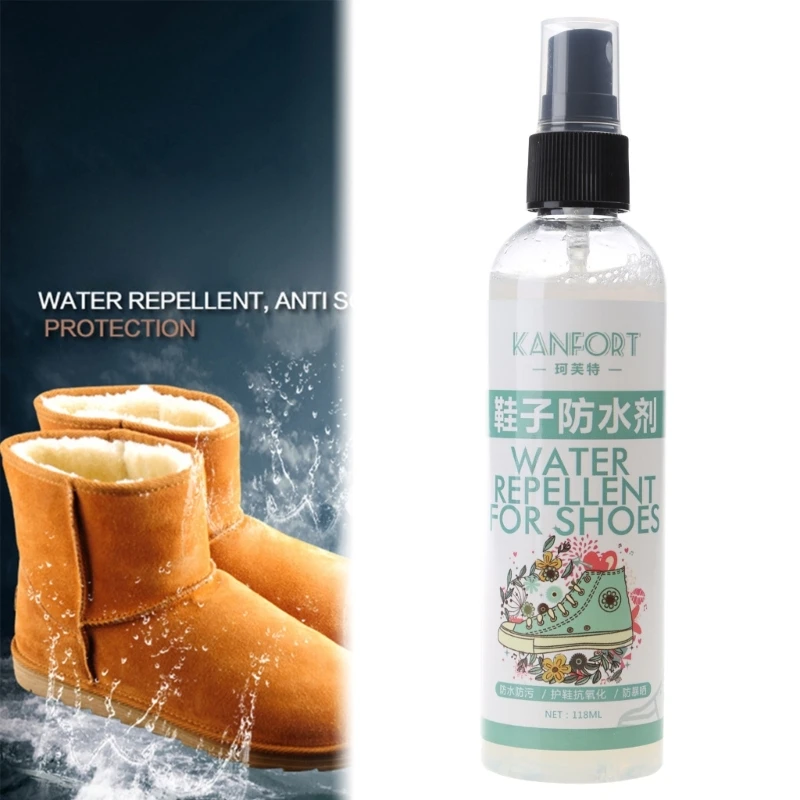 Hydrophobic Shoe Protector Spray-Water Waterproof for Suede Shoes,Leather,Canvas,Nubuck & Fabric