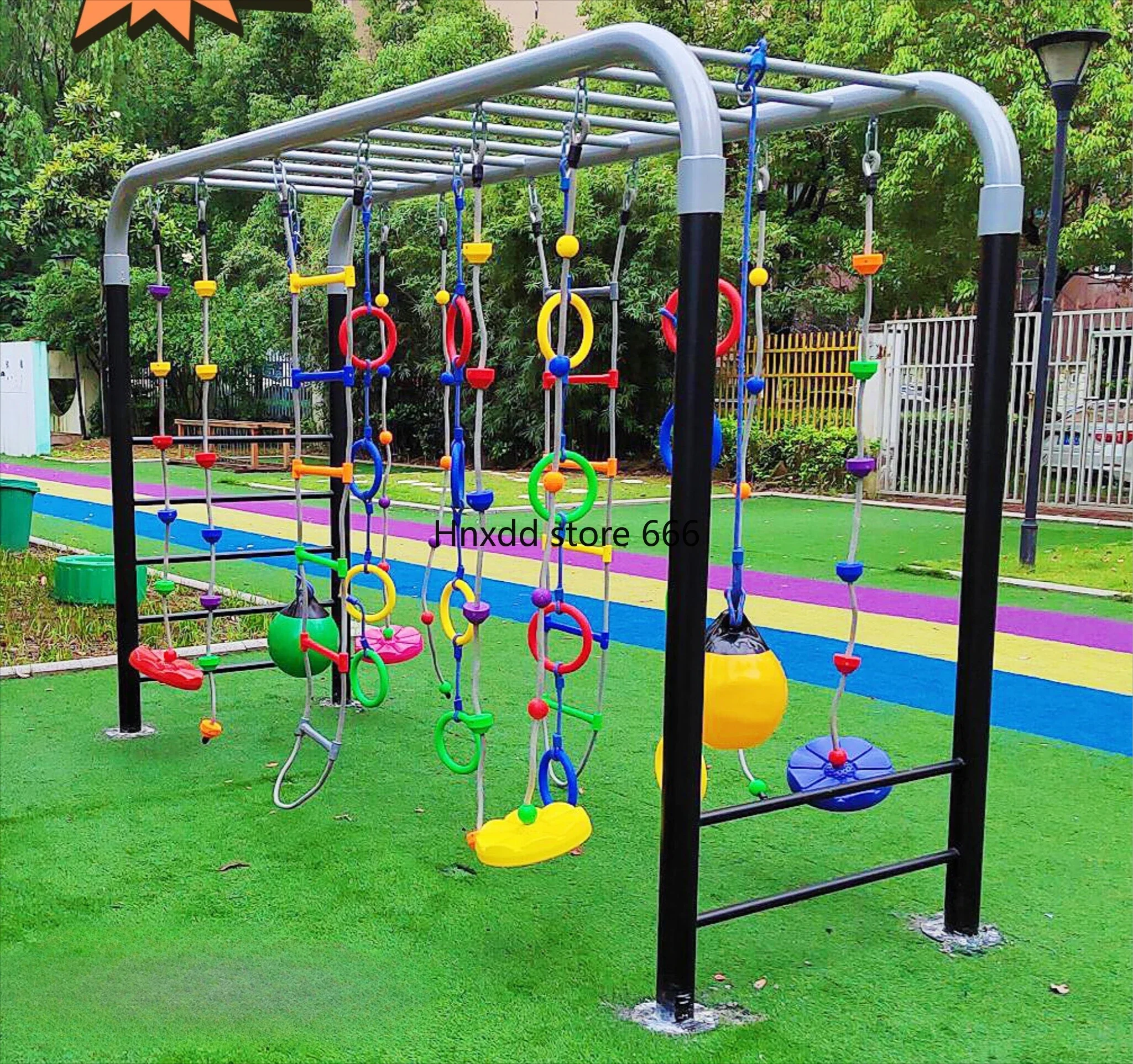 Kindergarten outdoor activities climbing frame children's swing frame physical training sports equipment