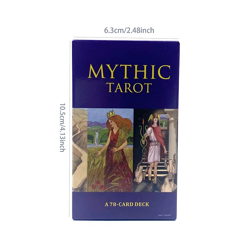 1Box New Mythic Tarot Cards Prophecy Divination Deck Family Party Board Game Fortune Telling Game Beginners Cards