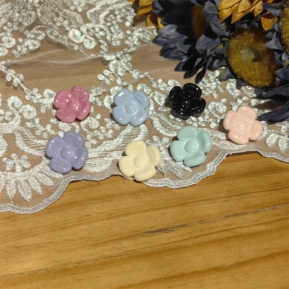 Shoe Charms Sweet Candy Color Flower Beads Lace Decoration Ballet Style German Sneakers for Girls Premium Portable Lightweight