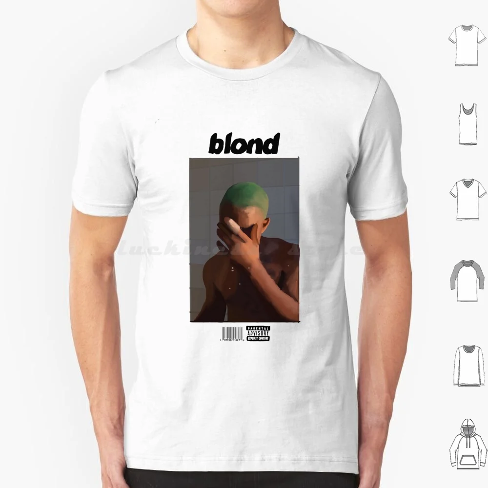 Blonde T Shirt Big Size 100% Cotton Blonde Blond Album Andre 3000 James Blake Green Hair Music Rnb Pop