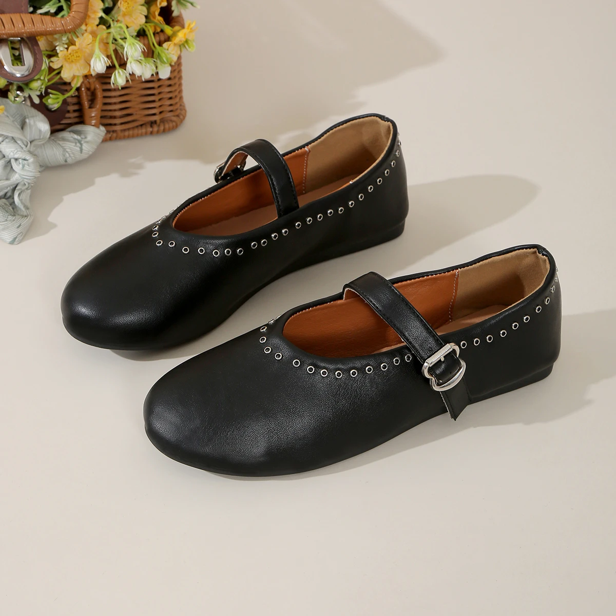 Women Flats Shoes New Office Solid Color Knitted Slip on Loafers Casual Ballet Comfortable Breathable Sneakers Shoes for Women