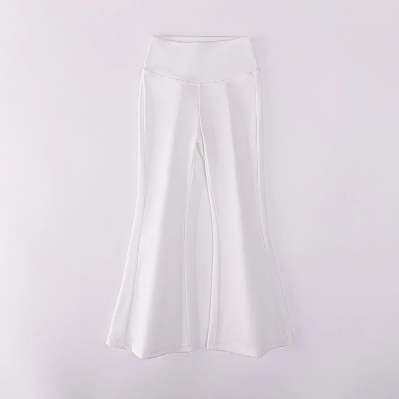 Girl Shark High Waist Slim Lift Hip Bottom Spring and Autumn Wear Flared Integrated Pants Comfortable and Breathable