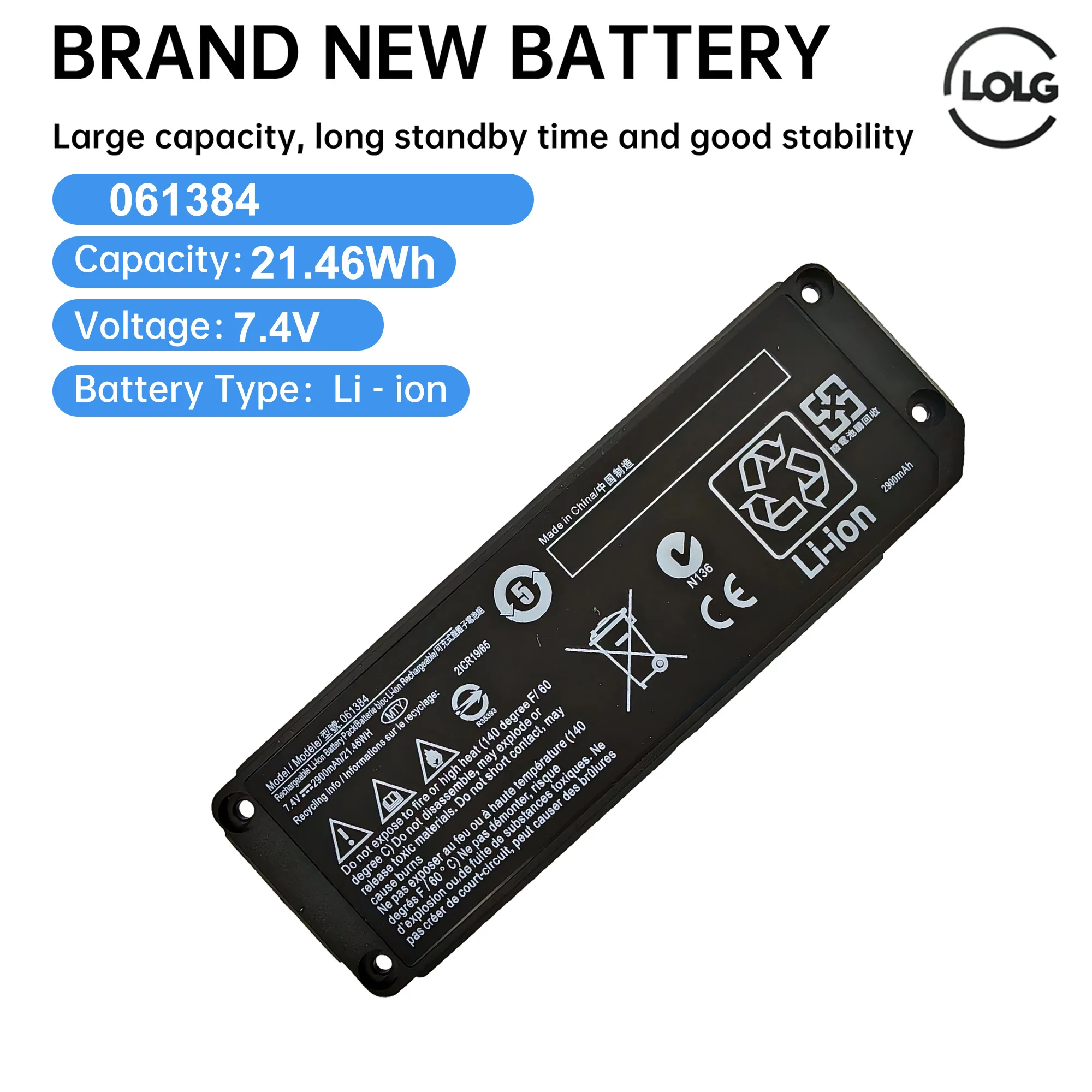 7.4V 061384 061385 061386 063404 063287 Battery For BOSE SoundLink Mini I Bluetooth Speaker Rechargeable Battery