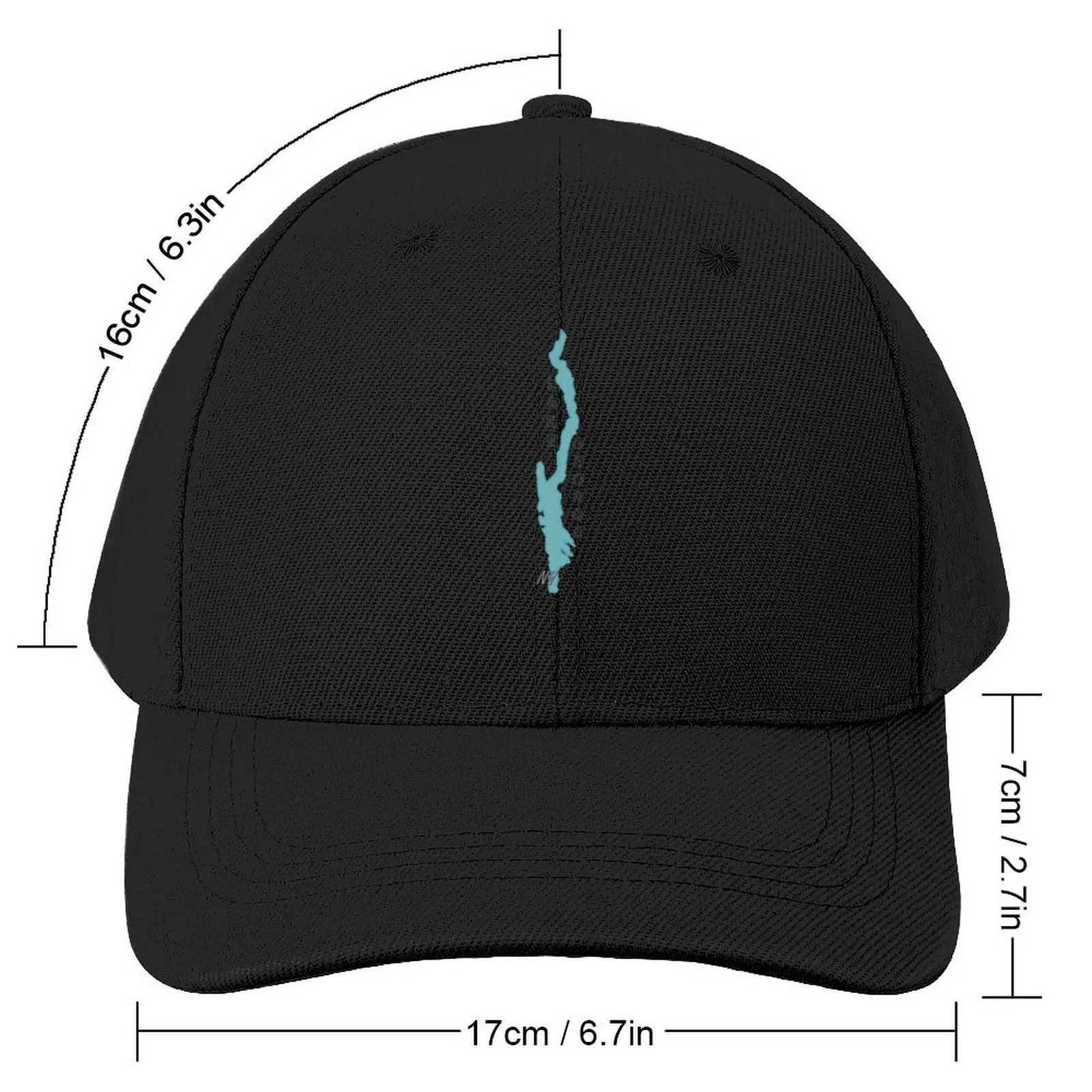 Lake George Outline and Text Baseball Cap New In The Hat birthday cute Girl'S Hats Men's