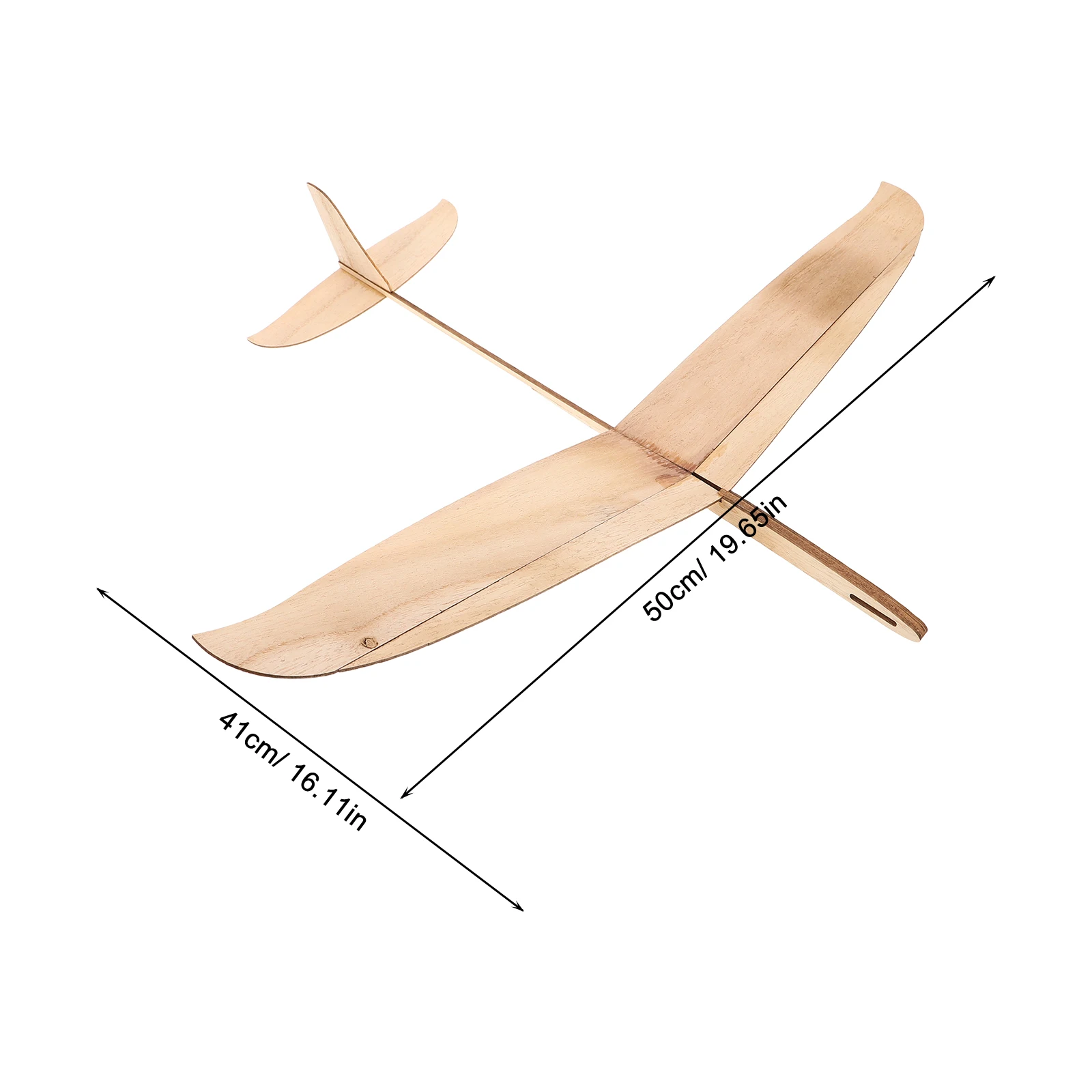 Avião planador de madeira, 2 peças, kit de artesanato diy, avião inacabado para crianças, projeto escolar, lançamento manual, voador, adequado para viagens