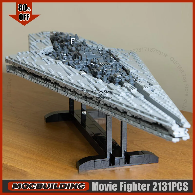 

Класс Executor Super Starfighter MOC, строительные блоки, космический корабль, боевая модель, головоломка на заказ, архитектура, сборка, игрушки, рождественские подарки