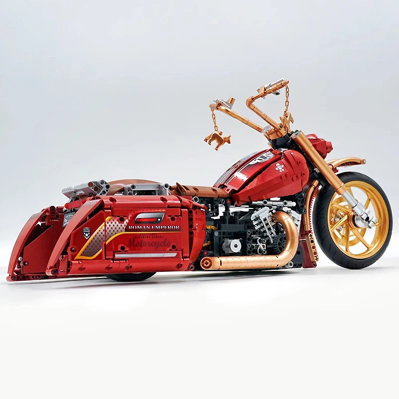 

Уникальная форма 1:5, технический ретро гоночный мотоцикл, модель строительного блока MOC 10514, винтажный мотоцикл, игрушки «сделай сам», рождественские подарки для детей