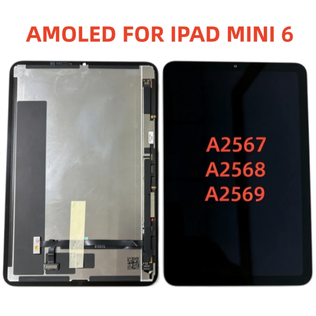 OEM For IPAD Mini 6 Original AMOLD Screen LCD Touch Screen Replacement for Mini 6 A2567/ A2568/ A2569