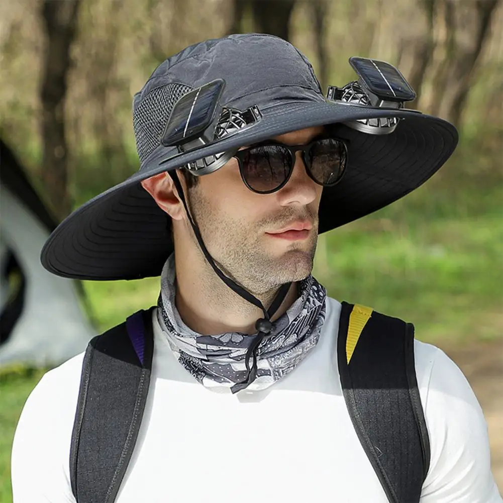lot-de-2-chapeaux-d'ete-avec-double-ventilateur-solaire-chargement-usb-large-bord-pour-la-peche-en-exterieur-respirant-rafraichissant-protection-solaire