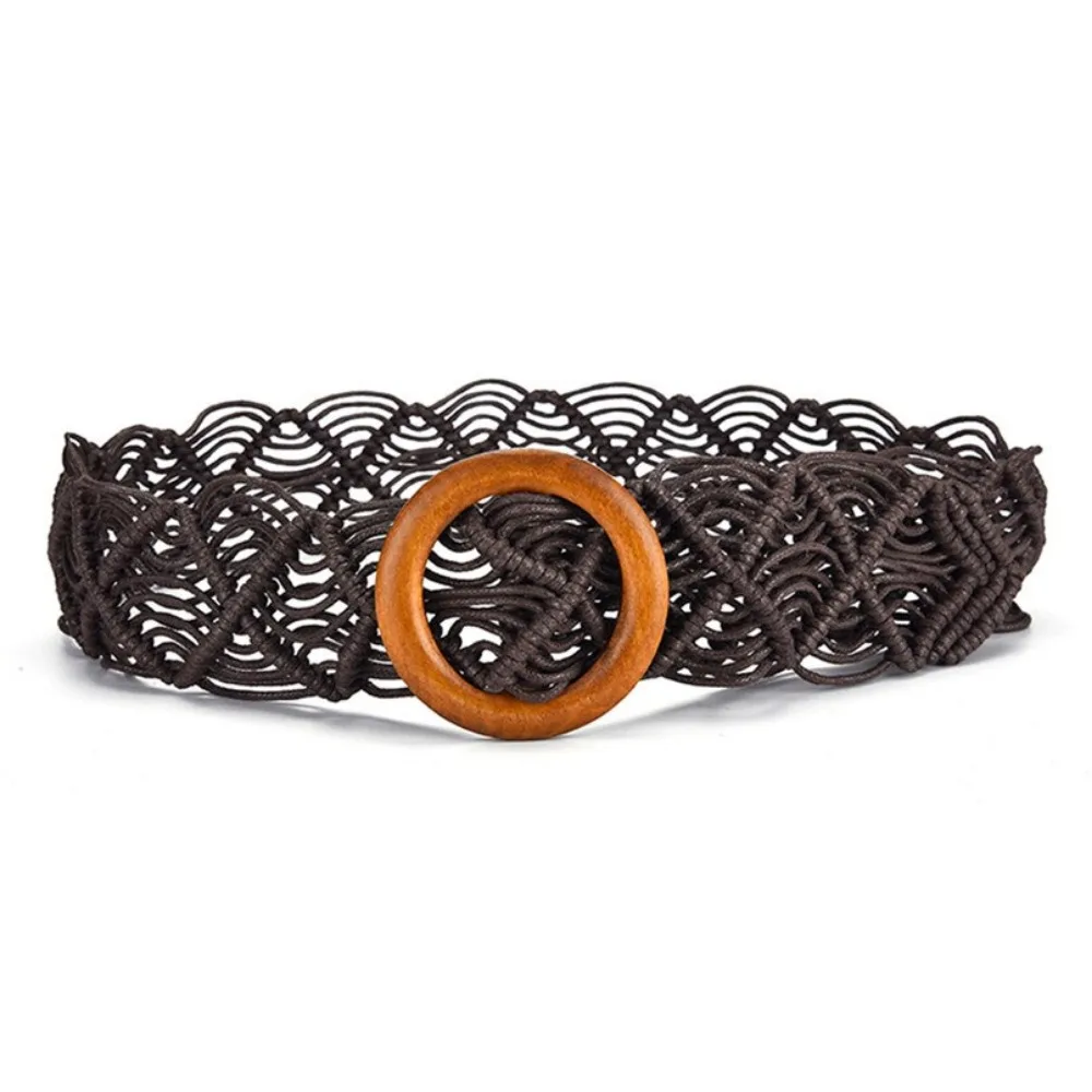 Dames Riem Ronde Gesp Brede Tailleband Accessories Mode Holle Riem Voor Rokken Jurken Пояс Женский Luxe Ontwerper