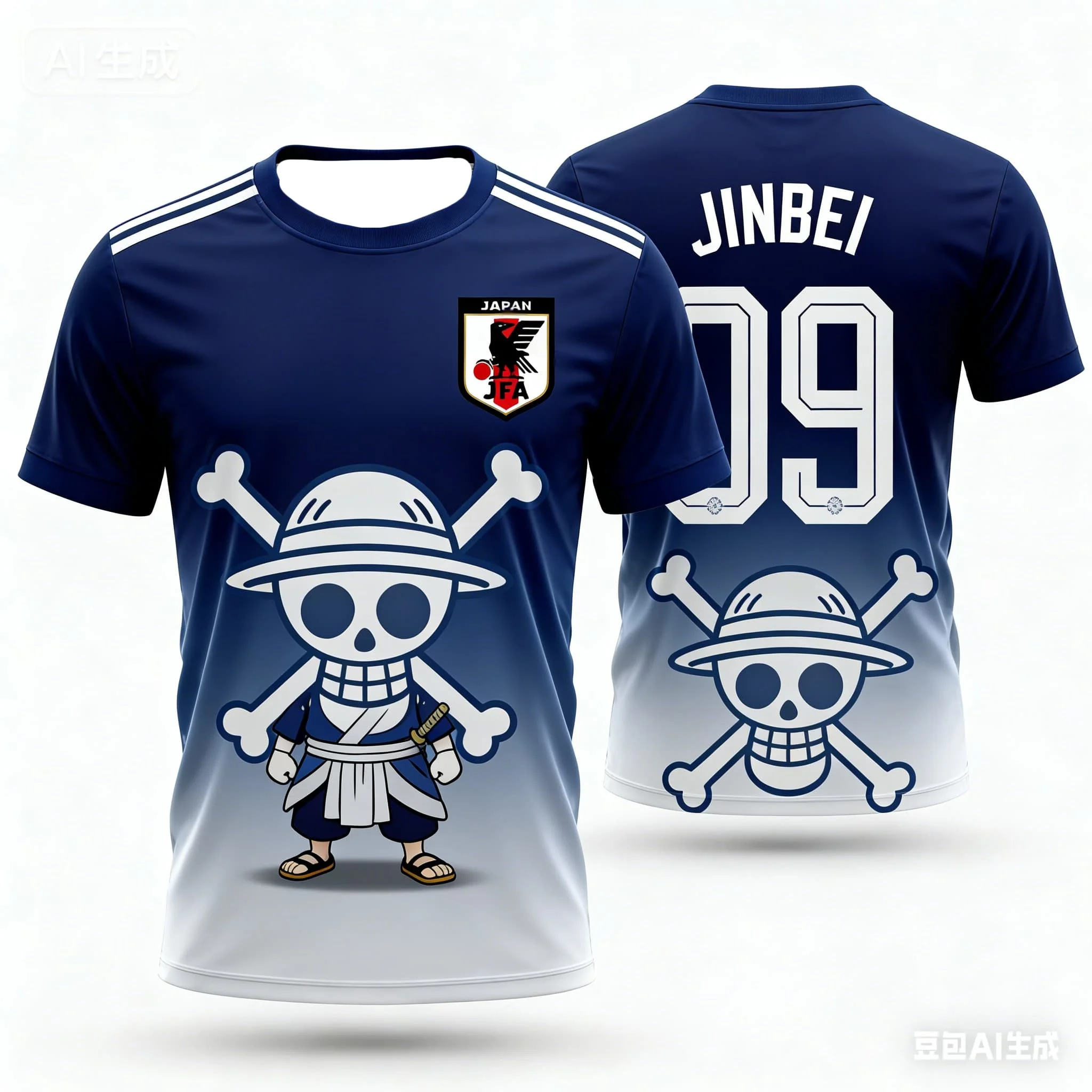 2026 New Style Product 3D Printed Summer Multi-functional Quick-drying Breathable Men's T-shirt From "One Piece" Anime By Bandai view 3