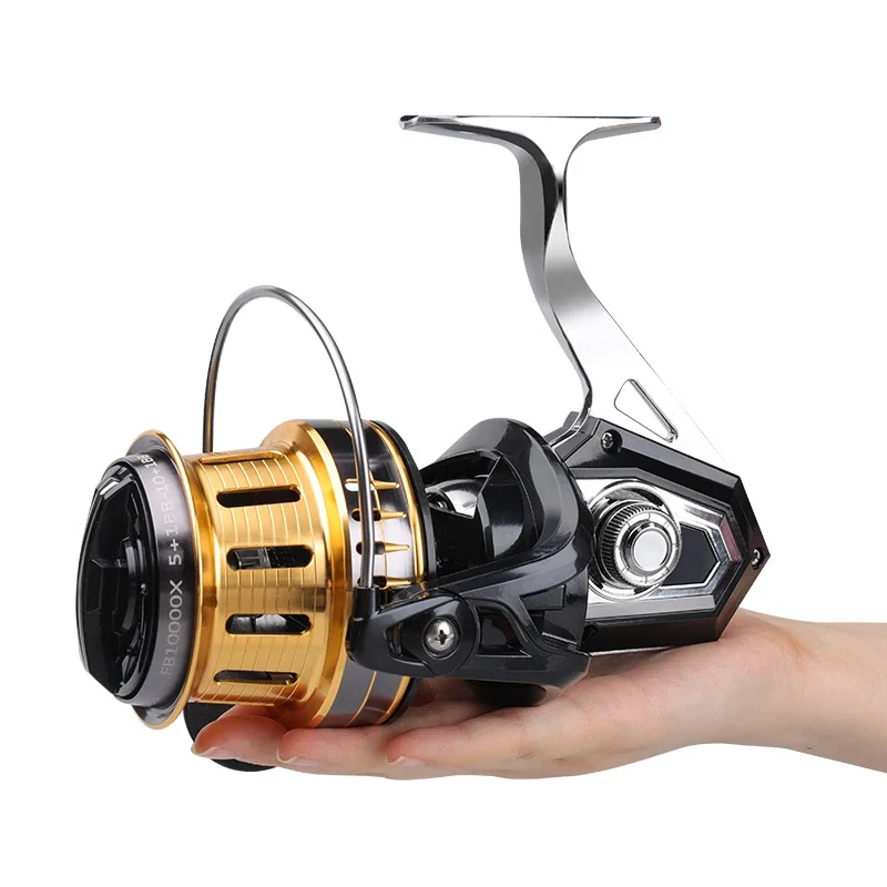 HSD Spinning Reel 240 Hours Salt Spray Testing All Metal Spinning Reel 15kg Strong Drag Fishing Spinning Reel
