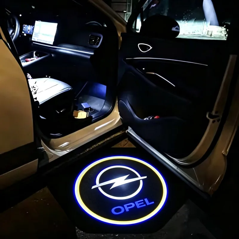 Led Car Door Logo Laser Project Decor Light Emblem Courtesy Luces Flashlight For Opel Astra J G K B Corsa Zafira B Mokka Vivaro