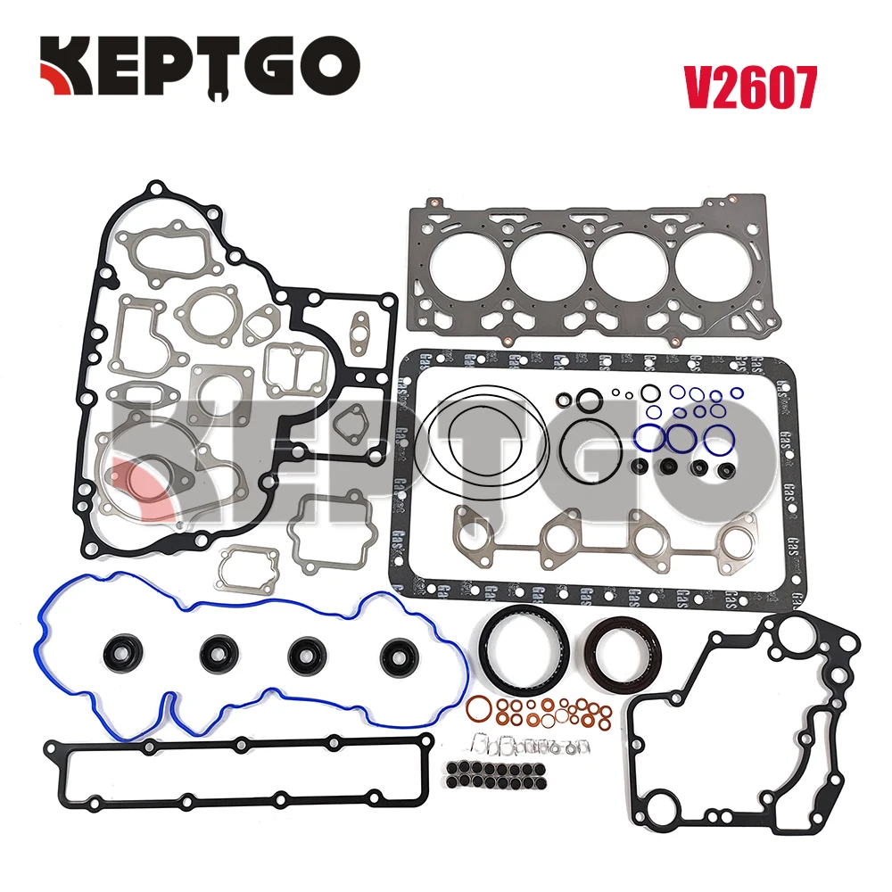 

V2607 V2607T V2607-DI-T-E3B Full Gasket Kit For Kubota Engine Upper Lower Set