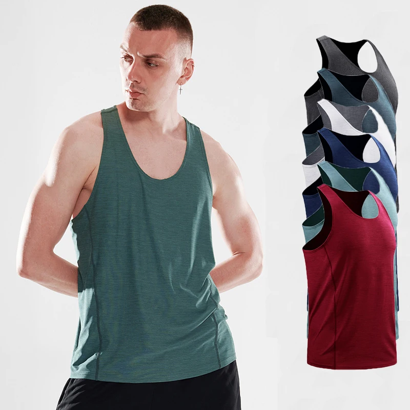 

Adult Men Women Running Outdoor Shirts Tight Gym Tank Top Fitness Sleeveless T-shirts Sport Exercise Basketball Vest Clothes 069