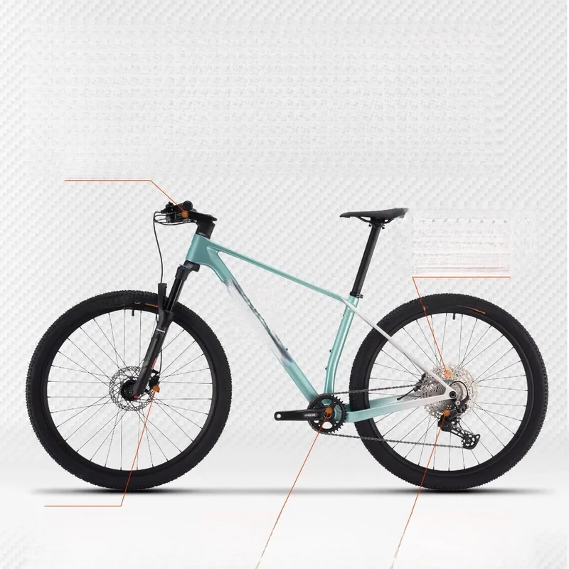 

Горный велосипед S-серии из карбонового волокна — 27.5/29 дюймов, для взрослых, оснащенный 12-скоростной трансмиссией M6100 ​ ​ Трансмиссия (унисекс)