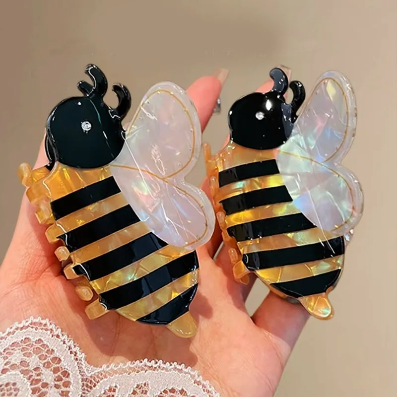 presilha-de-cabelo-de-acetato-de-luxo-com-design-de-abelha-e-tubarao-estilo-desenho-animado-fofa-e-kawaii-acessorio-de-cabelo-para-meninas