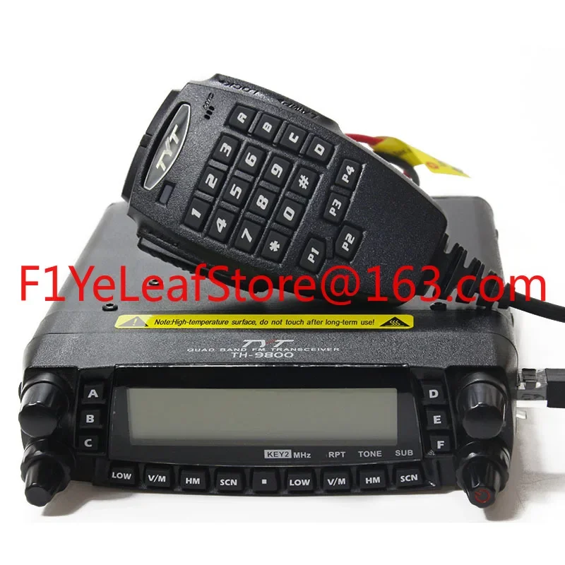 TH-9800 Plus Quad Band 50W Car Mobile Radio Station Walkie Talkie with Original TYT TH9800 Quad Band Antenna TH 9800