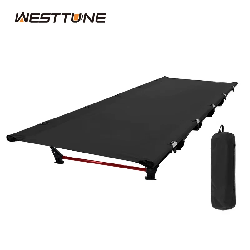 WESTTUNE 초경량 캠핑 침대 휴대용 접이식 캠핑 침대 알루미늄 합금 야외 하이킹 여행 배낭 침대