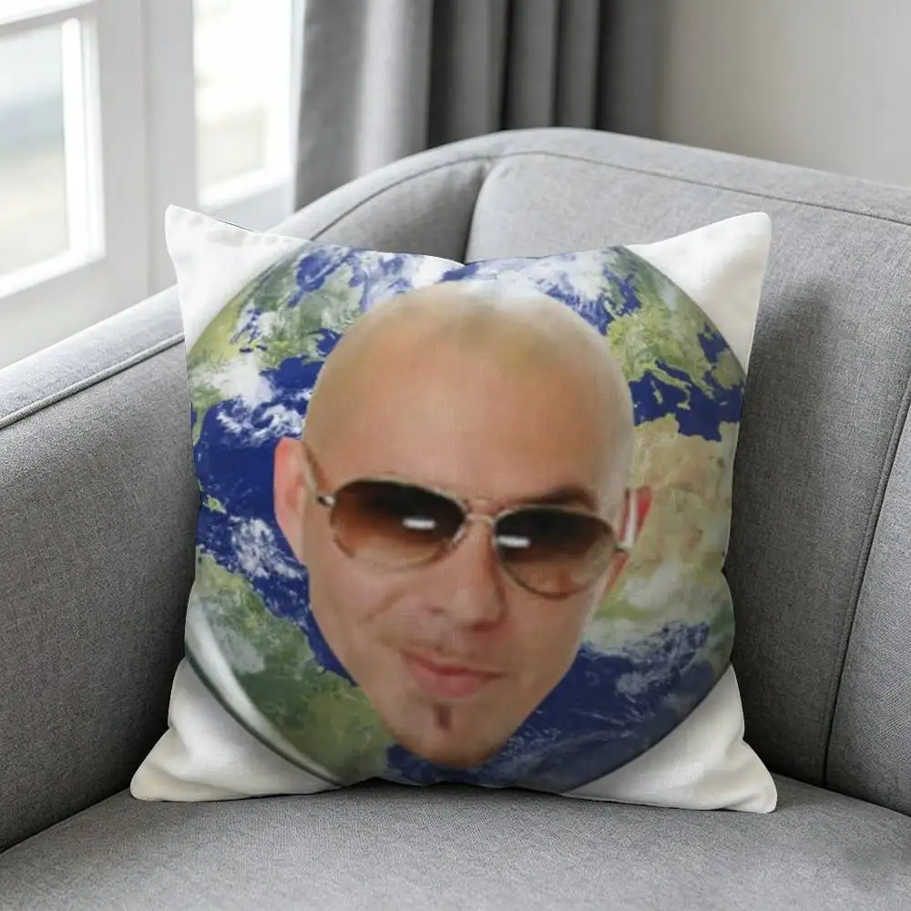 Mr Worldwide-e Customizable Pillow cover gift High definition digital printing,Surprise  vivid pattern Household.