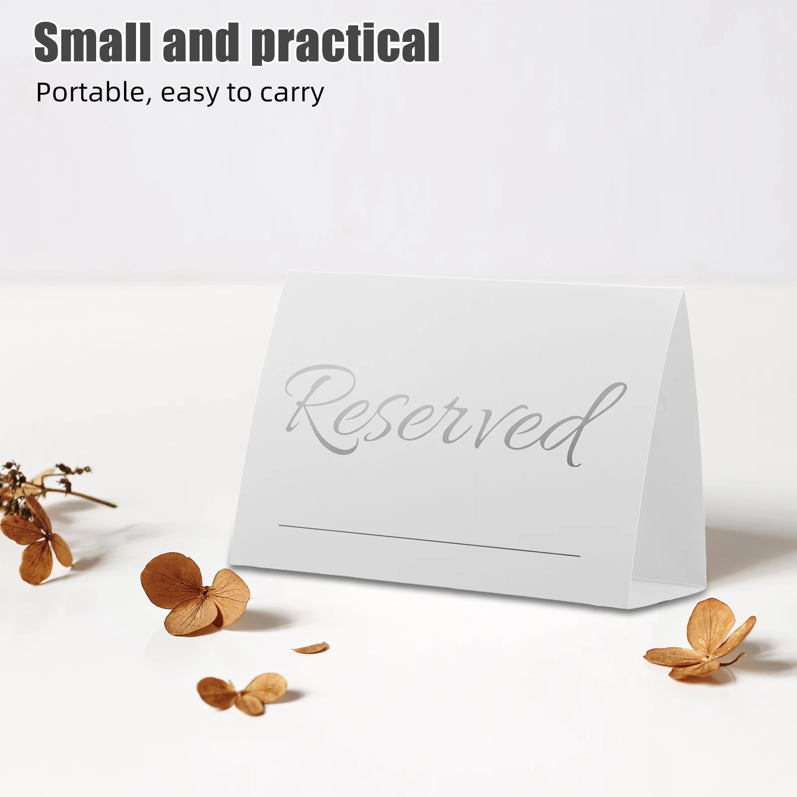 

20pcs Wedding Seat Cards White Reserved Stable Stand Elegant Seating Arrangement Decor For Banquet Party Guest Welcome Table