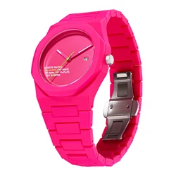 SHUAIKE 1142-10 Ladies' dopamine candy colored waterproof quartz watch, fashionable and innovative couple style student watch