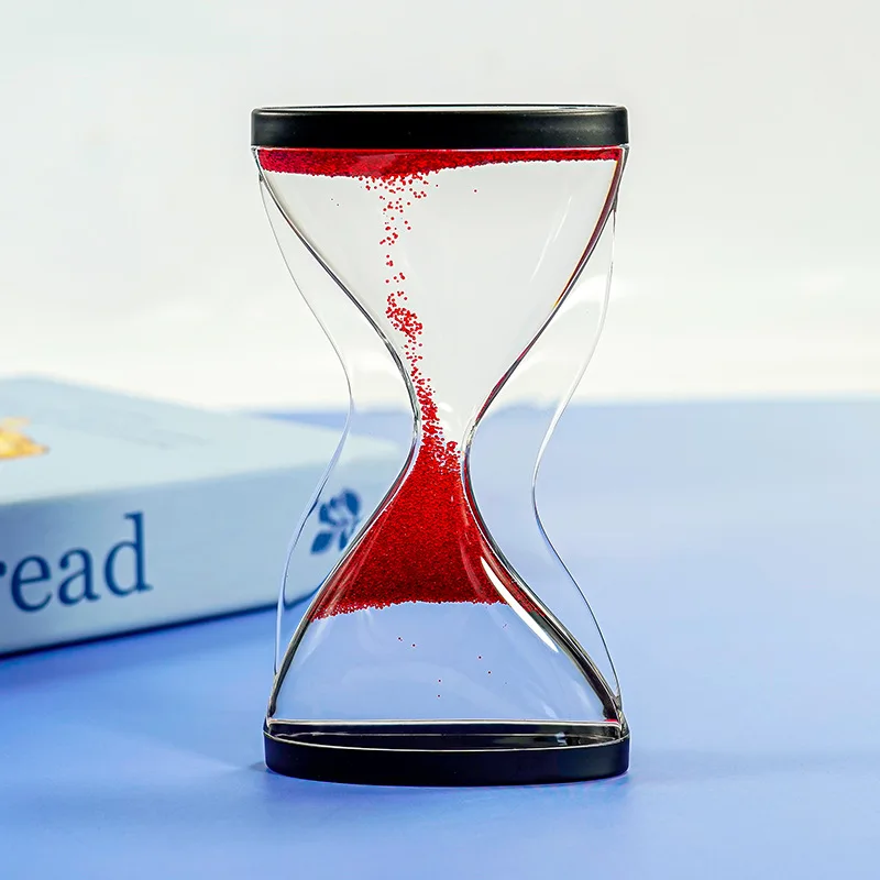 Creative Two Color Oil Leak Hourglass Timing Decompression Artifact Handicraft Ornament Home Decoration Gift Factory