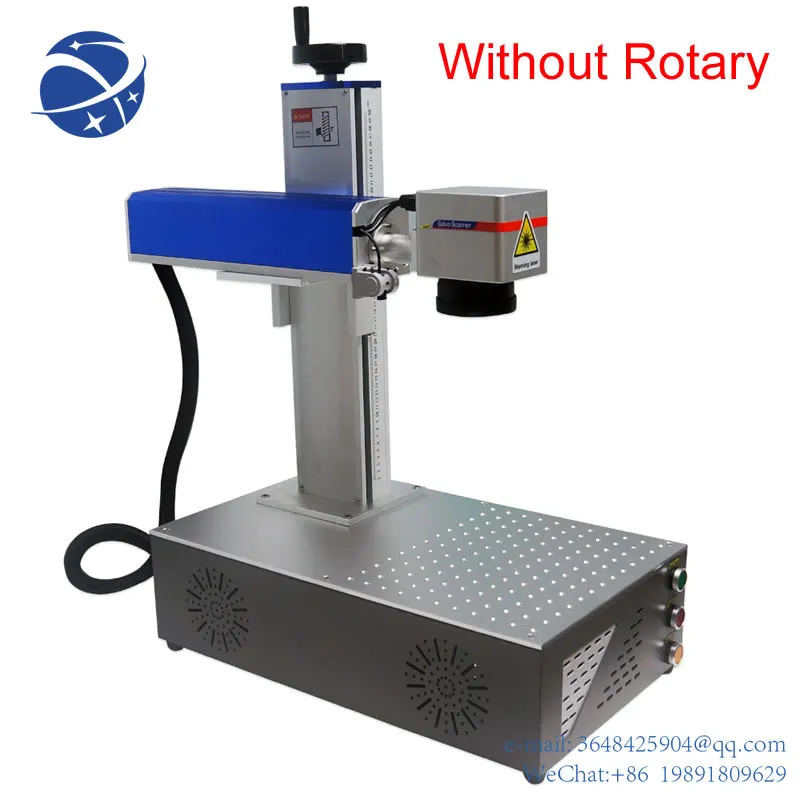 

YYHC50WJPTFiber Laser Marking Machine 30W MAX Metal Engraving 20W Raycus Jewerly Engraver Card Silver Gold Steel Cutting Machine