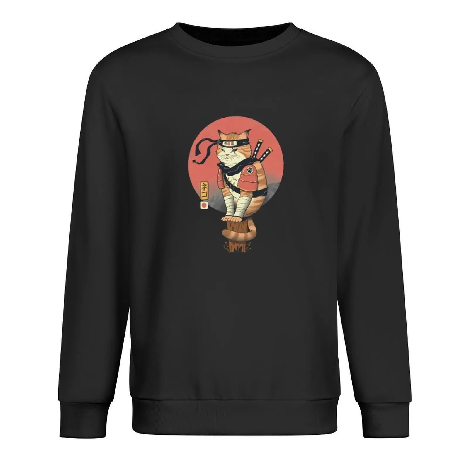

Shinobi Cat Pullover korean style clothes men clothing male clothes men's sweat-shirt oversize sweatshirt