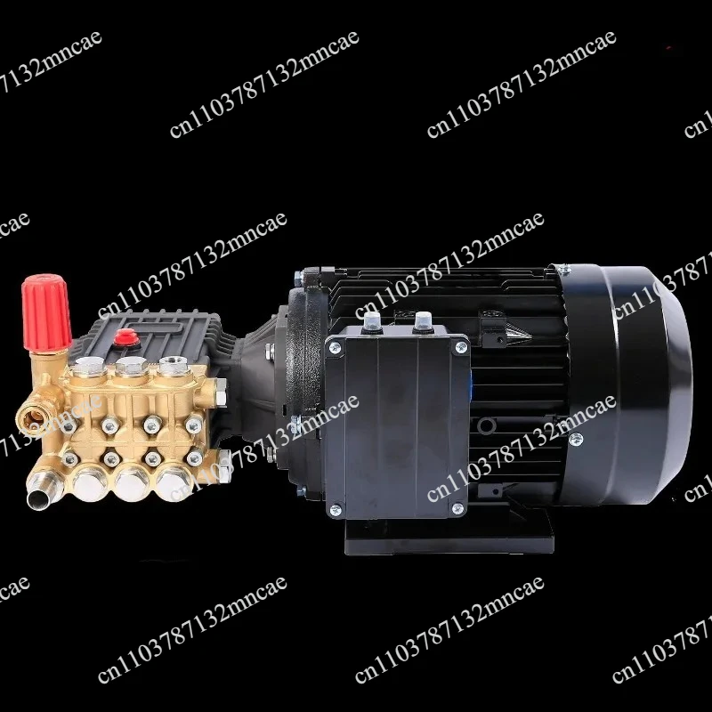 220V 1.6KW commercial washer plunger pump motor pump head booster device for spray cleaning