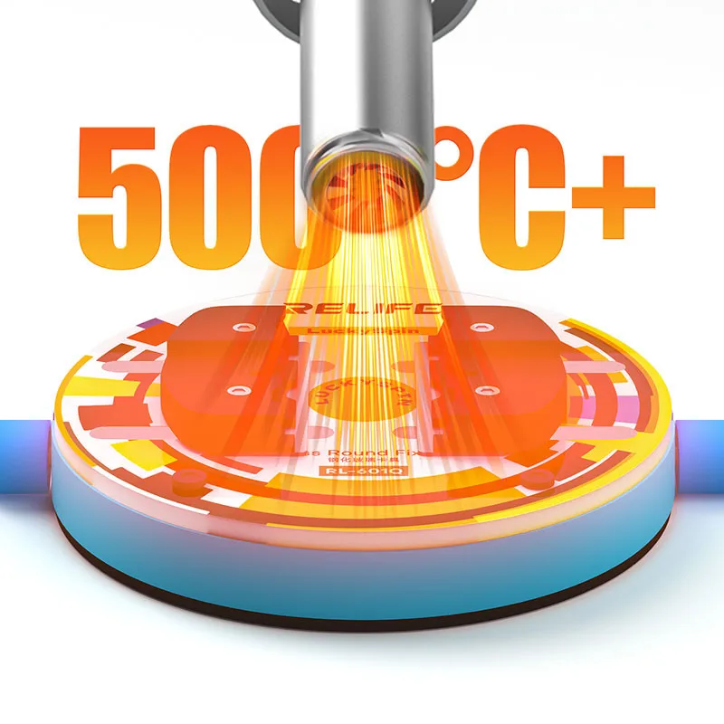 RELILFE RL-601Q 휴대폰 태블릿 시계 마더보드 CPU IC 칩 클램핑 지그용 강화 절연 유리 고정 장치