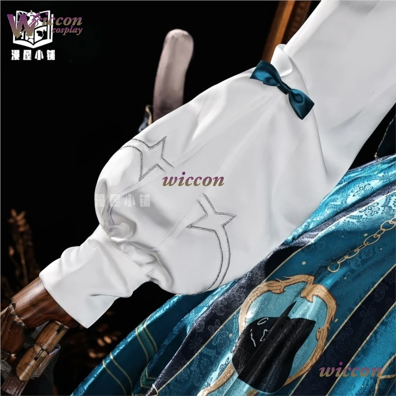 YesOk Genshin Impact Lynette Cafe in Soul Outfits أزياء تنكرية شعر مستعار لوليتا فستان بتصميم حالم أحذية شعر مستعار للنساء كرنفال الهالوين Uni #6