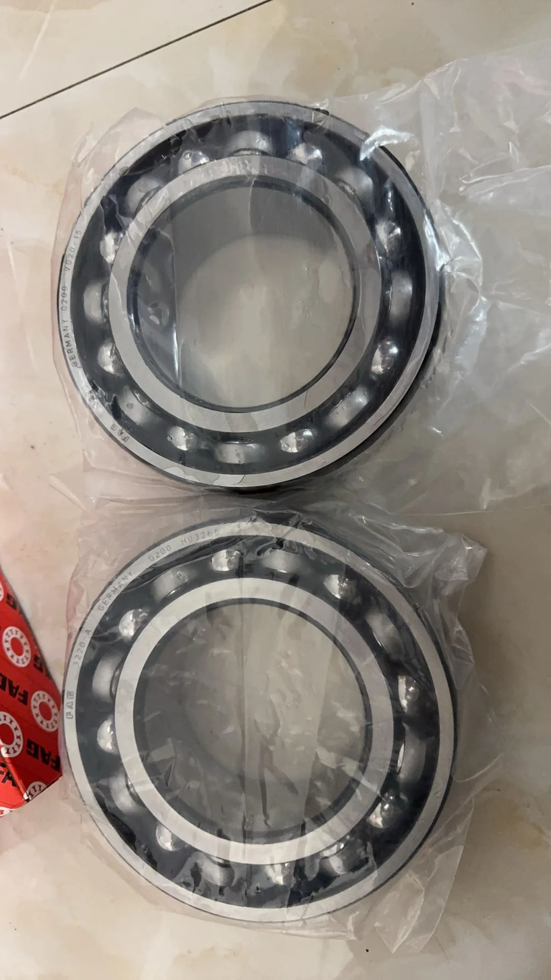 3220 3220A Cuscinetti a contatto angolare sigillati elevati Cuscinetti per mandrino veloce