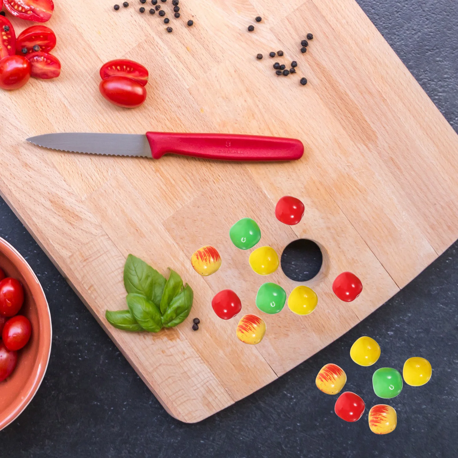 

60Pcs Simulated Mini Artificial Fruits Home Kitchen Photography Party Decoration Lifelike Artificial Ornament