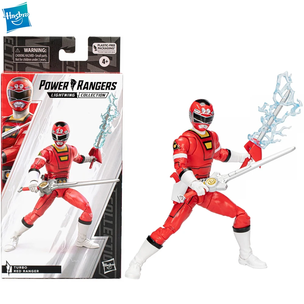 

[В наличии] Hasbro Power Rangers Lightning Collection Turbo Red Ranger Фигурка Модель игрушки 155 мм F8211