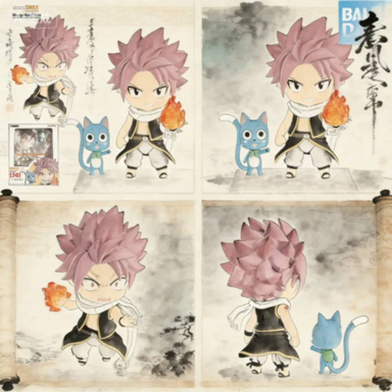 

Special Offer for GSC Max Factory Nendoroid #1741 Fairy Tail Final Action Figure Natsu Dragneel 100mm Movable PVC Collectible