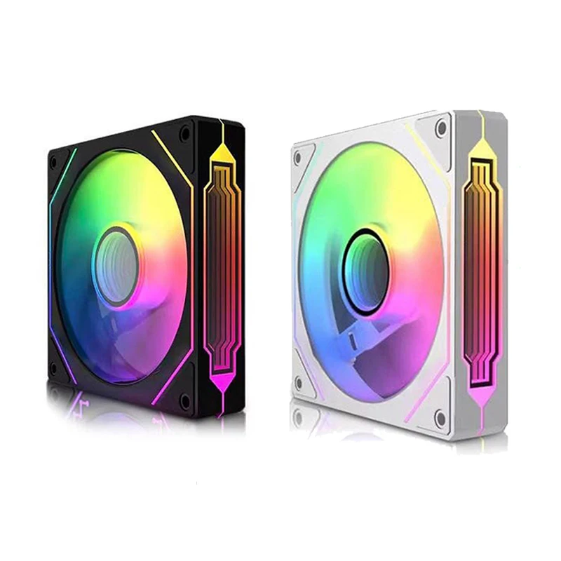 

Сторона вентилятора корпуса Prism 6Pro, синхронизированный ШИМ, интеллектуальный контроль температуры, белый