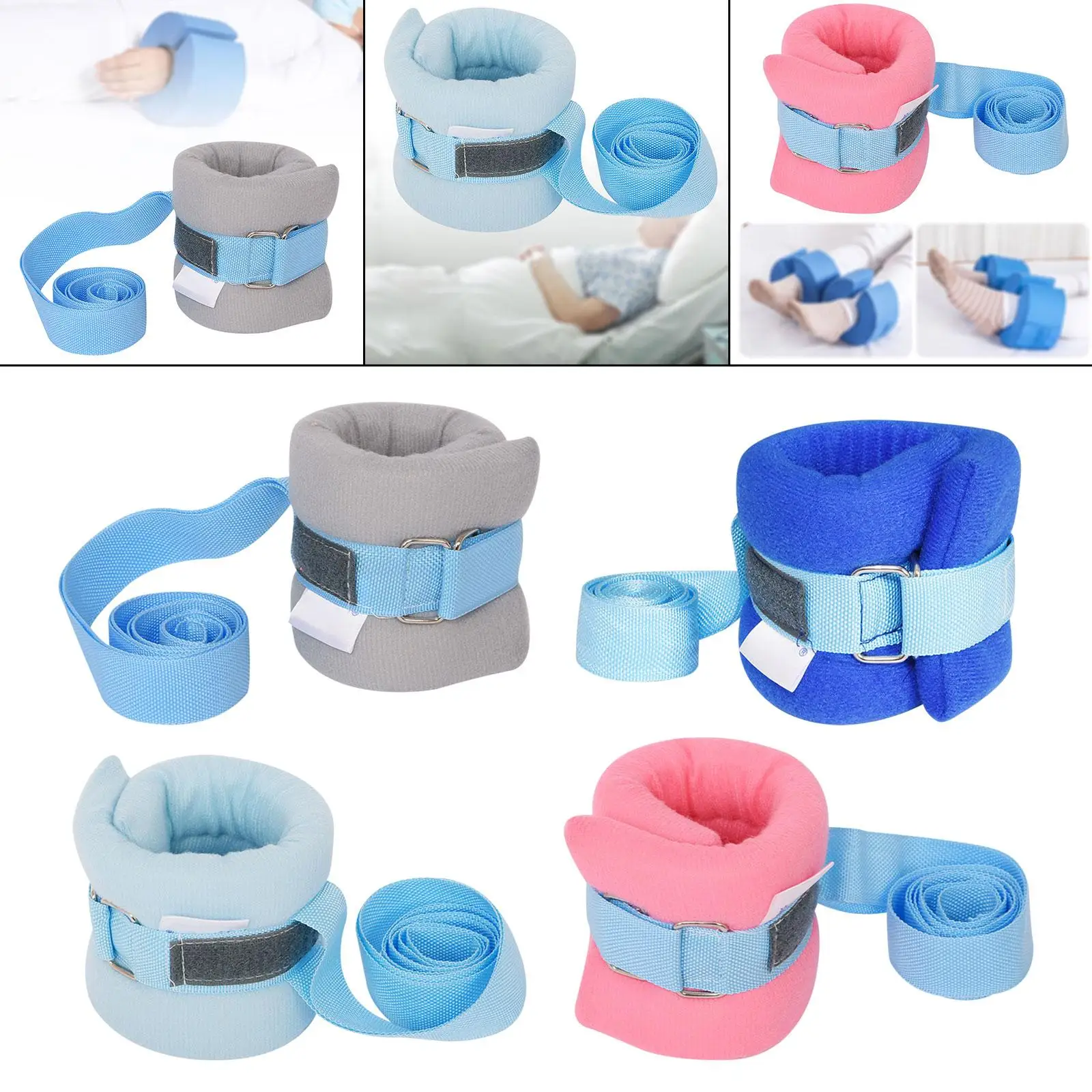 Restraint Belt for Hands Feet Quick Release Bed Restraint Strap for Elderly Breathable Bed Wrist Straps Hands Or Feet