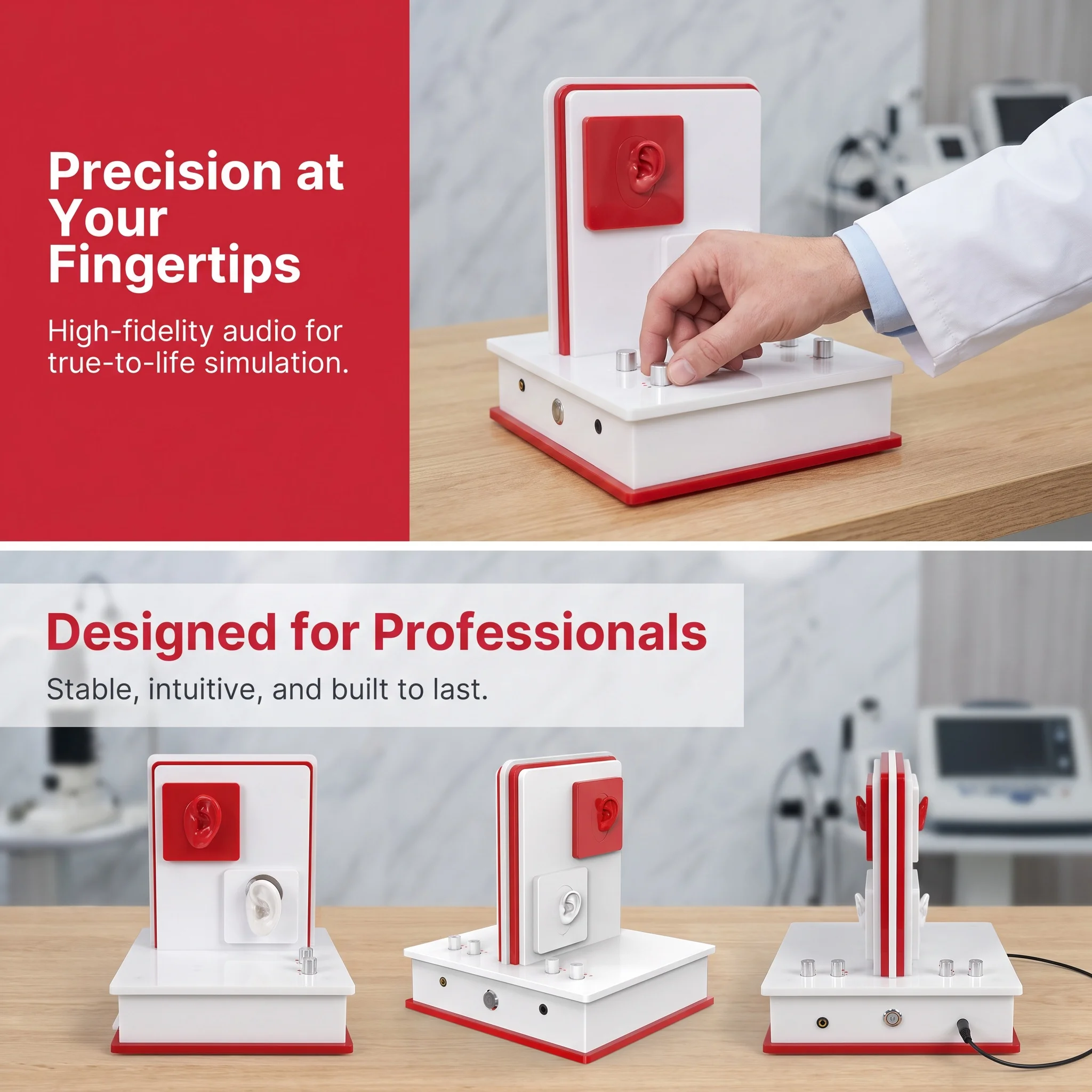 Hearing Aid Effect Simulation Demonstration Tool Loss Listening Experience Simulator  Audiology Clinic Hearing Aid Fitting Demo