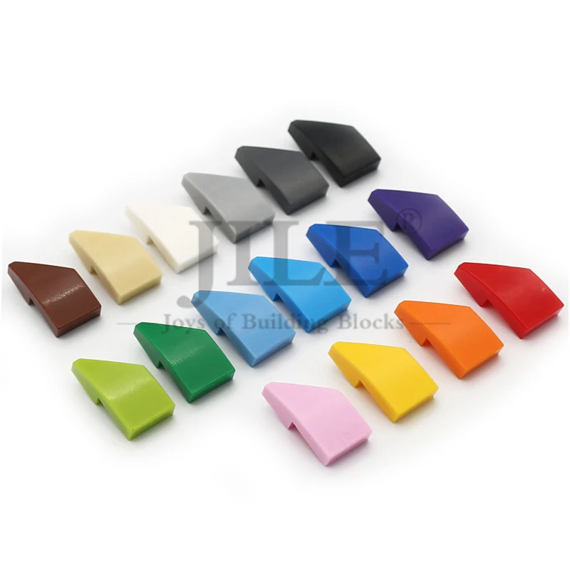 30pcs 29119 Tile Modified Wedge 2x1x2/3 Right Bricks Collections Bulk Toy for Technical MOC Buildings Blocks Base Assembled