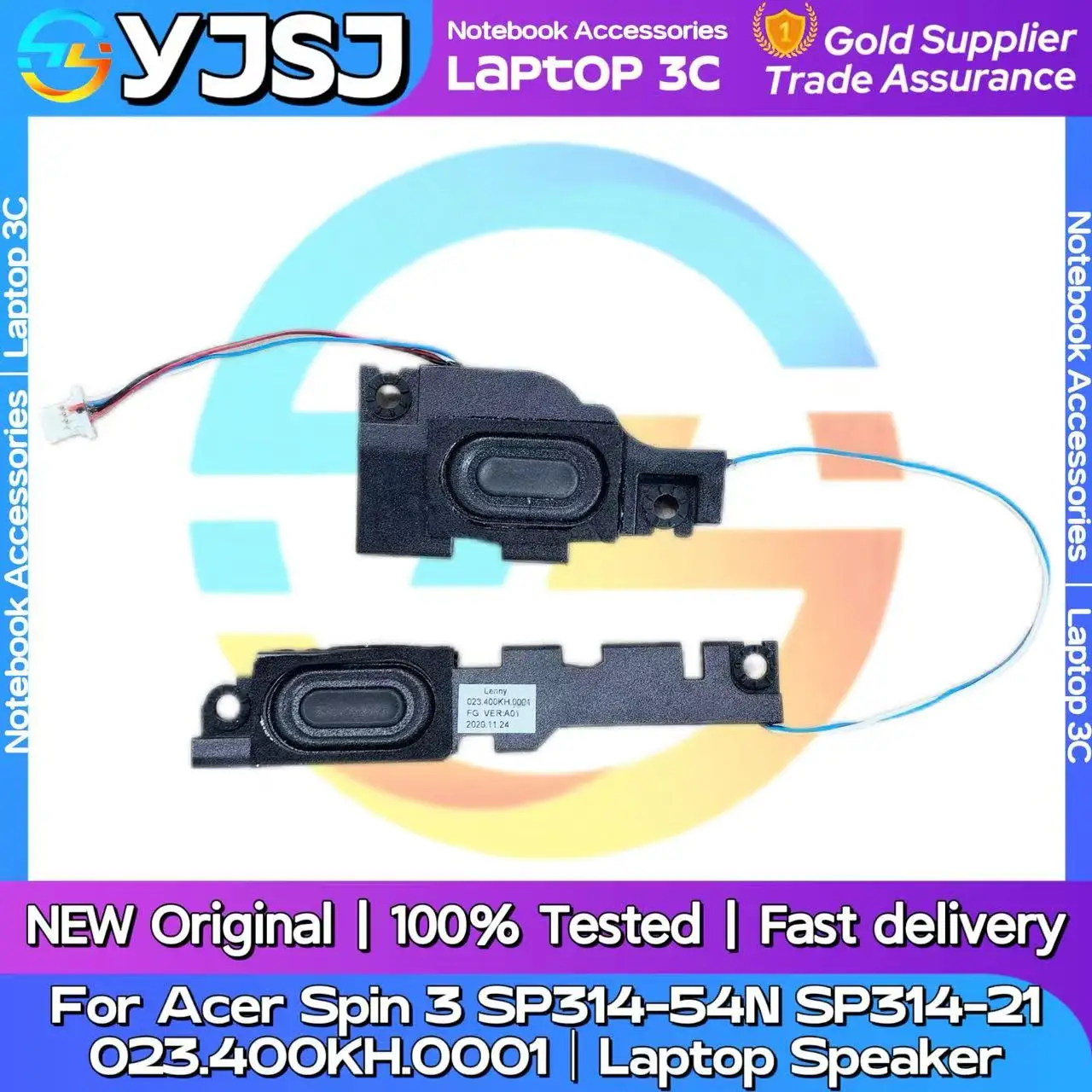

New Original Laptop Notebook Audio Speaker For Acer Spin 3 SP314-54N SP314-21 built-in speaker horn audio 023.400KH.0001