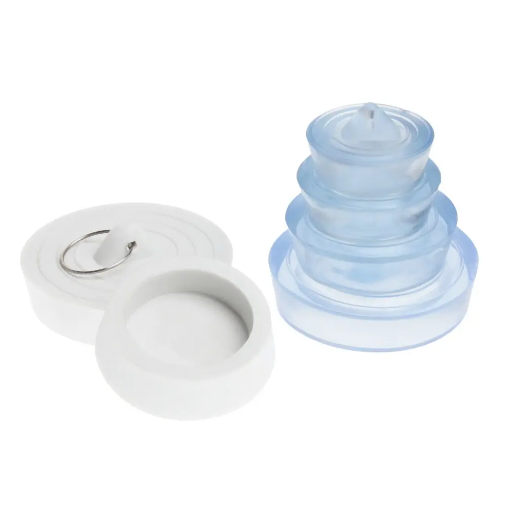 Rubber Bathroom Supplies Leakage-proof Round Drain Cover Water Sink Plug Bathtub Stopper Sewer