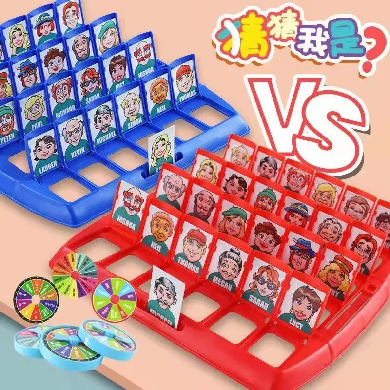 Puzzle Double Desktop Battle Guess Who I Am Card Game Thinking Training Toys Parent-Child Interactive Game Educational Toys