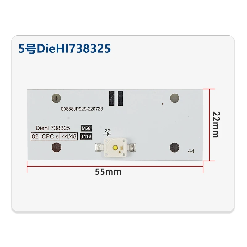 DieHI738325 DC12V for Siemens Bosch refrigerator refrigeration lighting LED strip parts