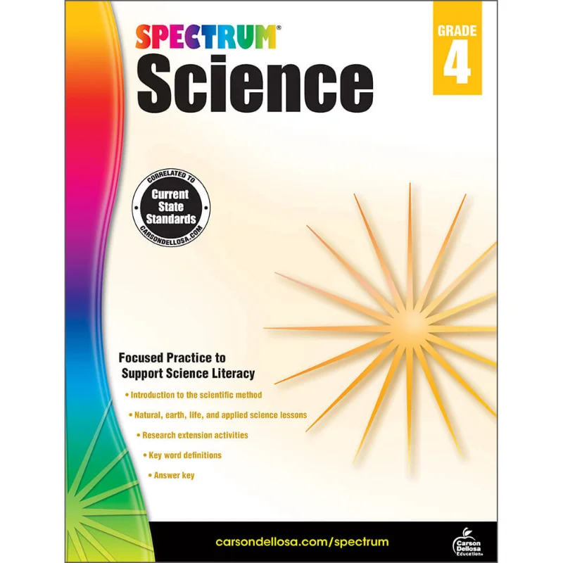 

Spectrum Science Grade 4 Carson Dellosa Education Carson Dellosa Education 9781483811680 Book