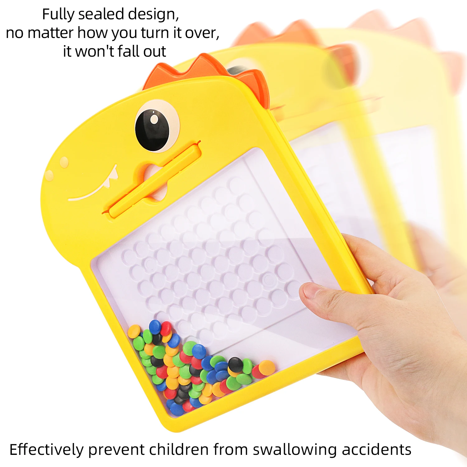 Magnetic Pen Drawing Board Children's Focus Magnetic Absorption Drawing Board Puzzle Toy Cartoon Shapes