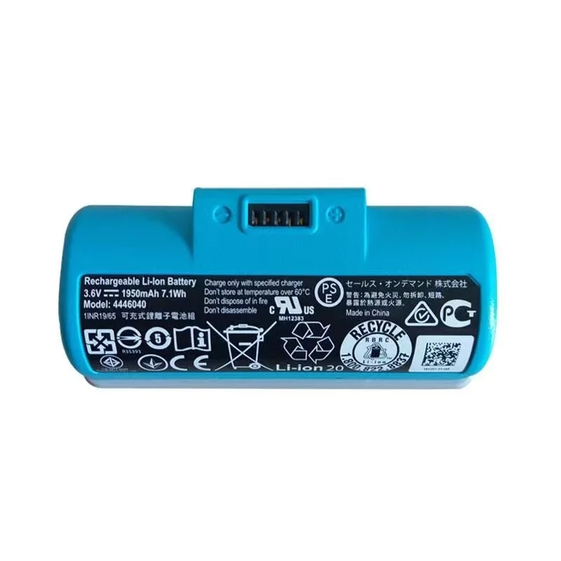 Original 3.6V 1950mAh High Capacity Replacement Li-ion Battery for iRobot Braava Jet240 241 244 Floor Mopping Robots Part