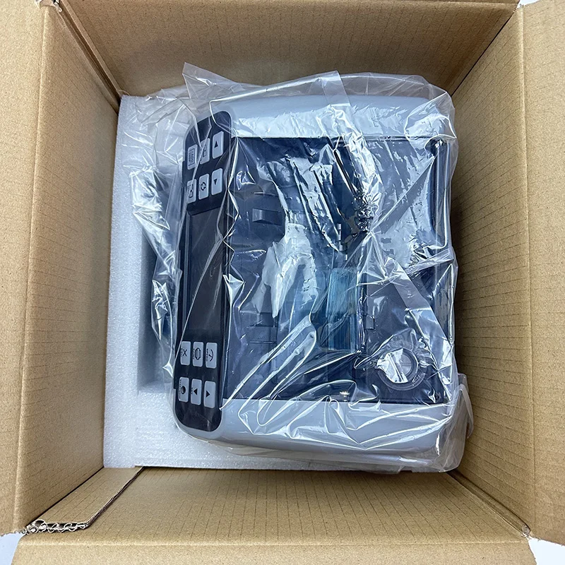 Maszyna do liczenia banknotów z interfejsem dotykowym T-450, detektor walut zagranicznych z wbudowaną drukarką, obsługa wielu walut.