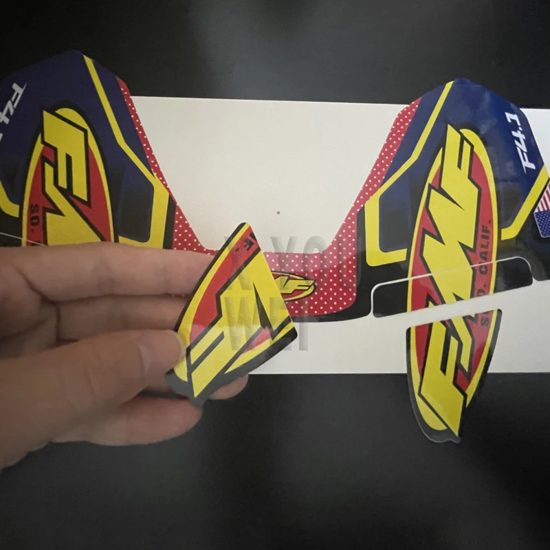 

FMF наклейка 4T мотоциклетный глушитель выхлопной трубы наклейки водонепроницаемые (26 см x 15 см) универсальные для мотоциклов автомобилей